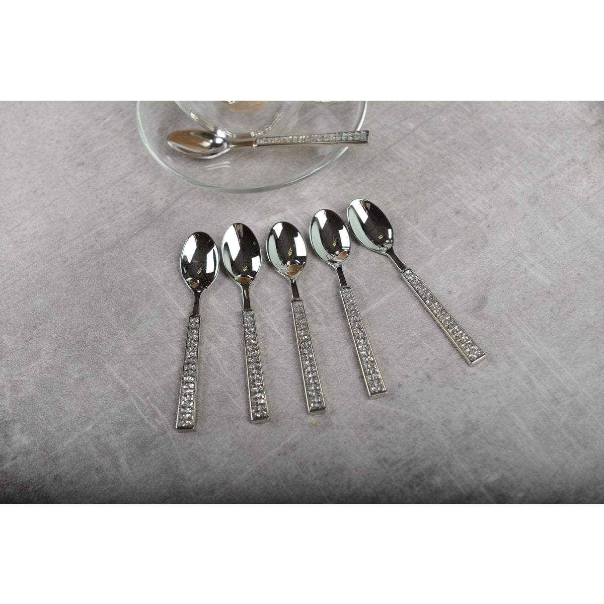 Luxusdessertlöffel - Los 6
