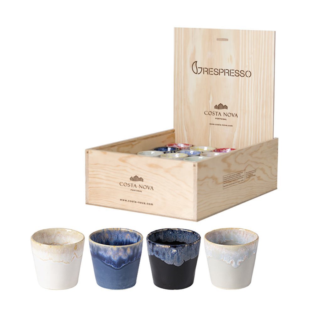GRESPRESSO Geschenkbox 40 Espressotassen mehrfarbig