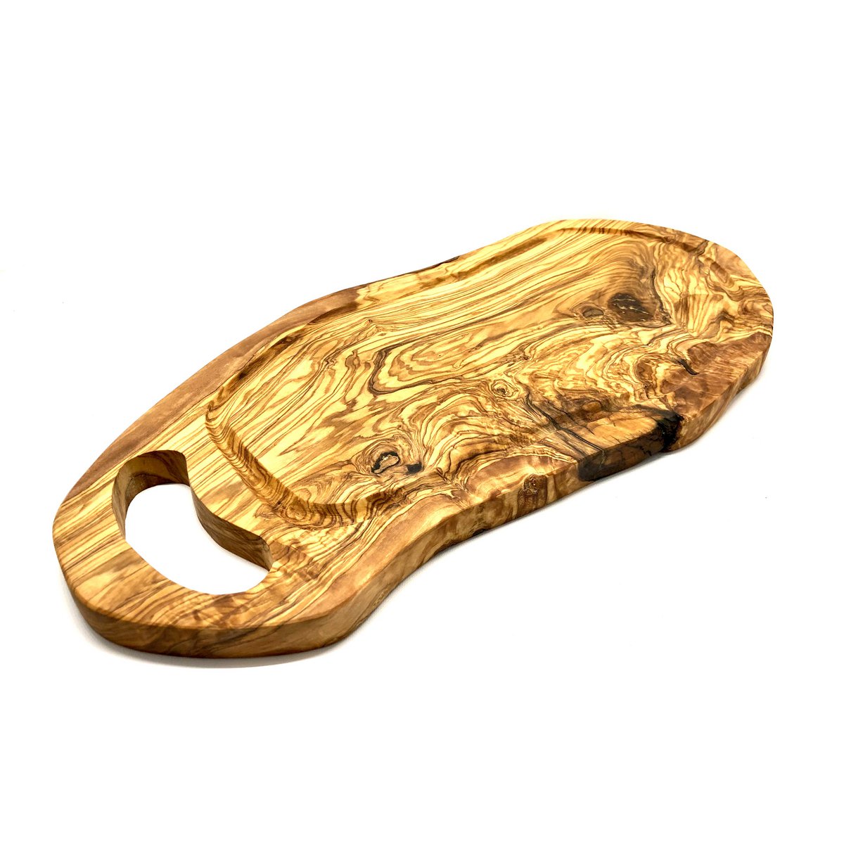 Steakbrett ca. 45 – 49 cm mit Saftrille und Grifflasche