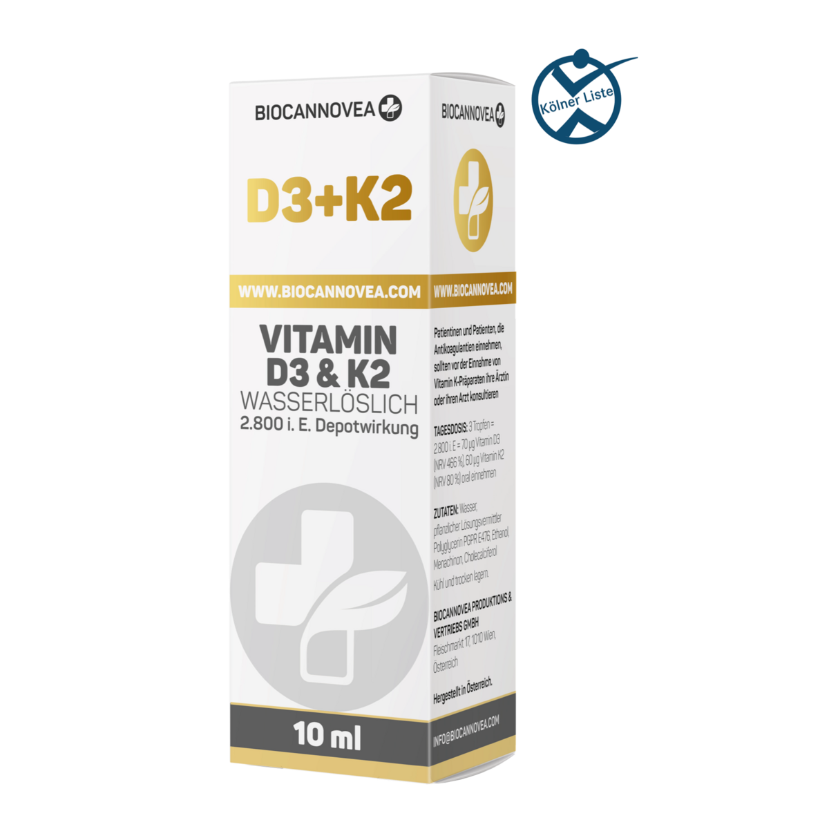 Vitamin D3+K2 wasserlöslich