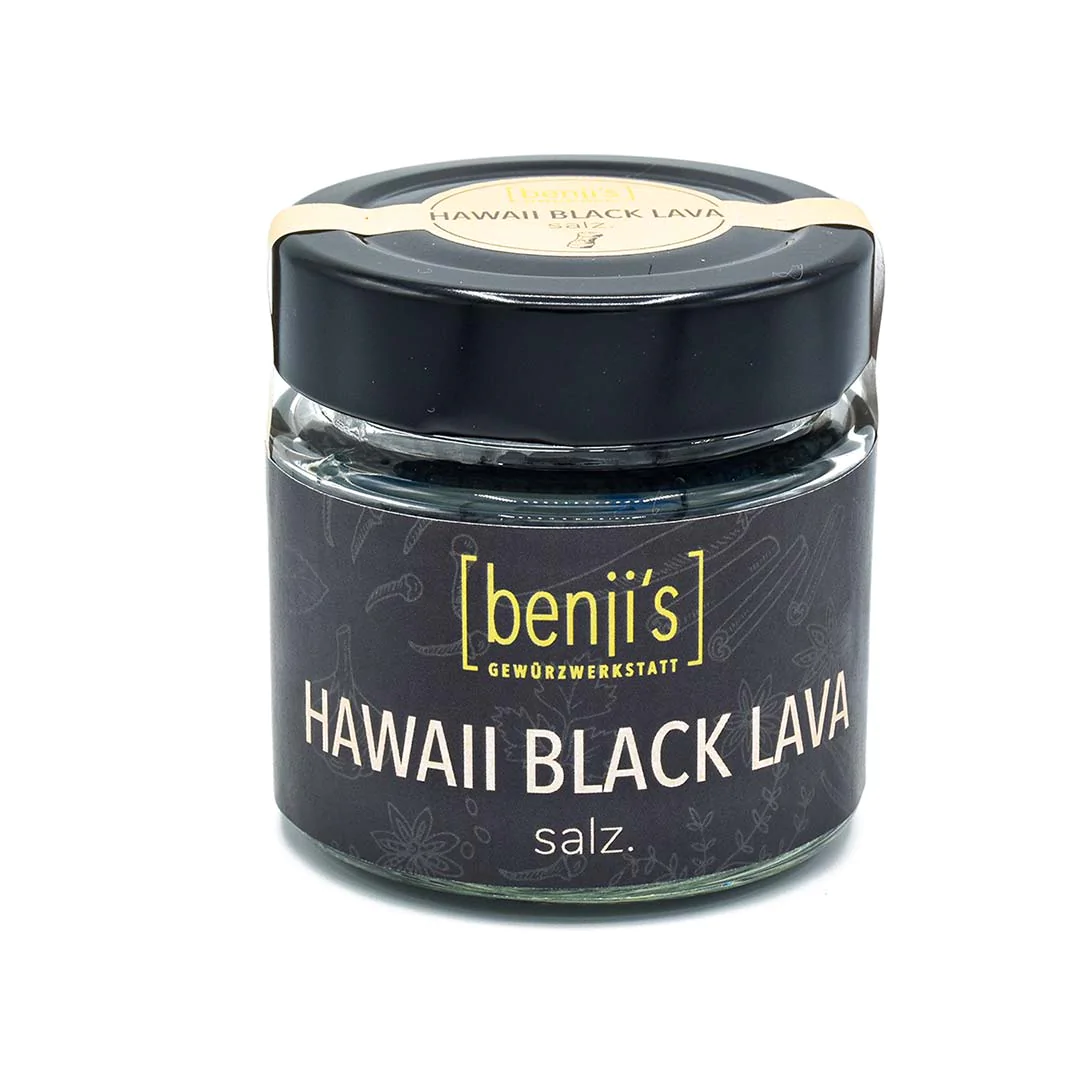 benji's HAWAII BLACK LAVA salz.